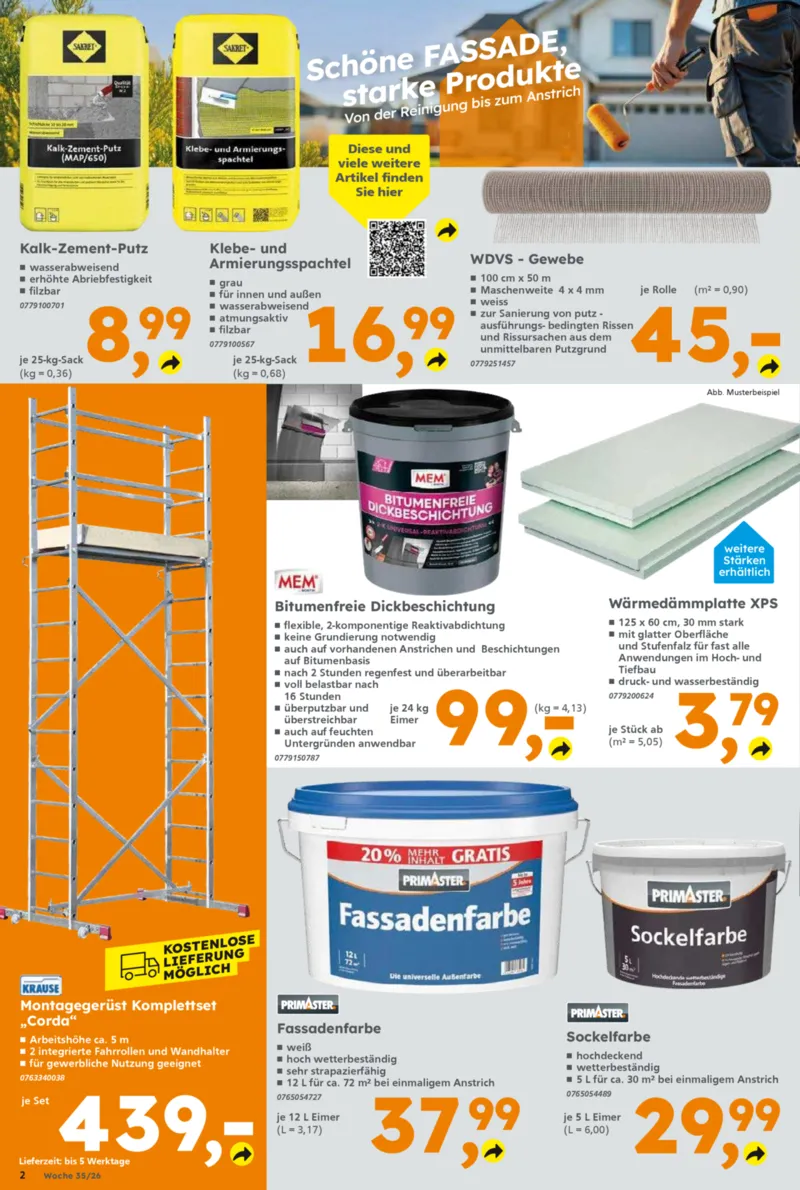 Globus Baumarkt Prospekt vom 24.08.2026, Seite 2