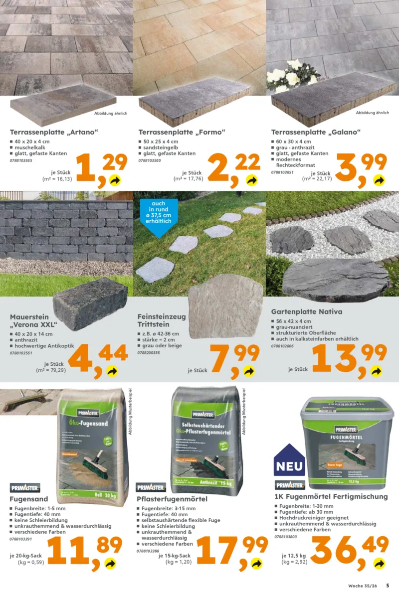 Globus Baumarkt Prospekt vom 24.08.2026, Seite 5