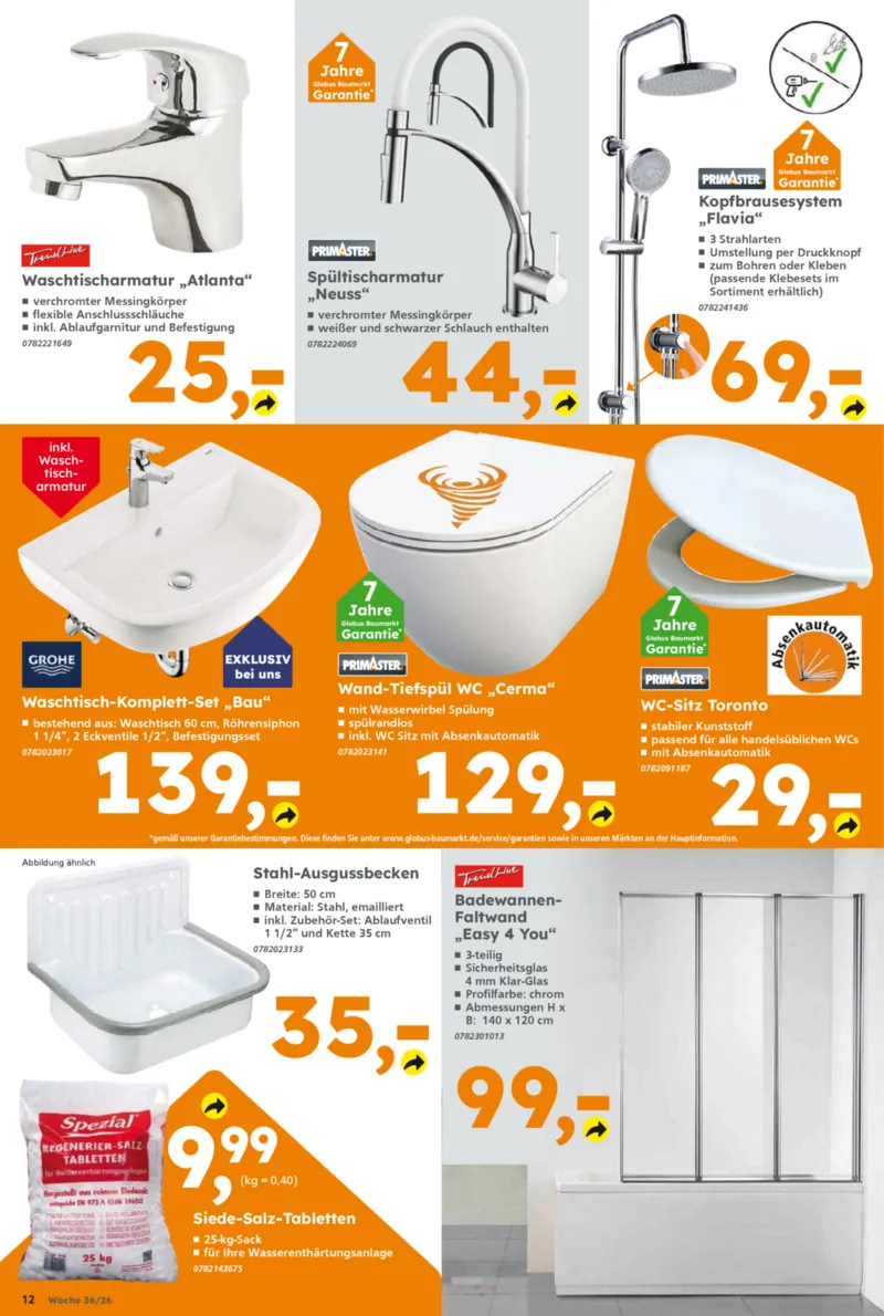 Globus Baumarkt Prospekt vom 31.08.2026, Seite 12