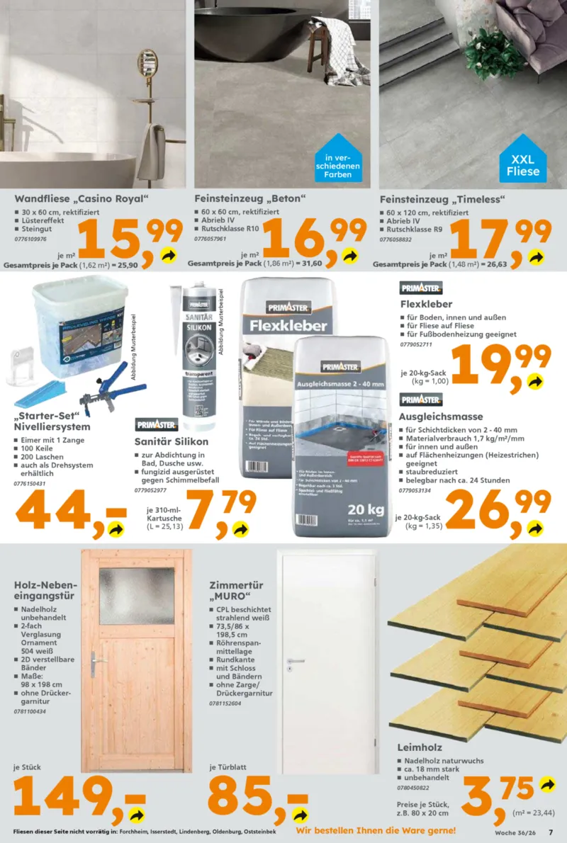 Globus Baumarkt Prospekt vom 31.08.2026, Seite 7