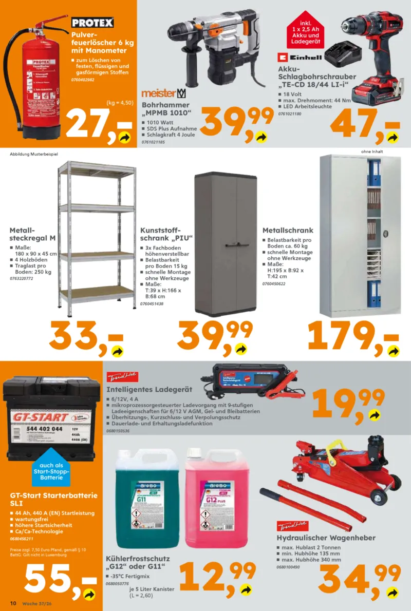 Globus Baumarkt Prospekt vom 07.09.2026, Seite 10