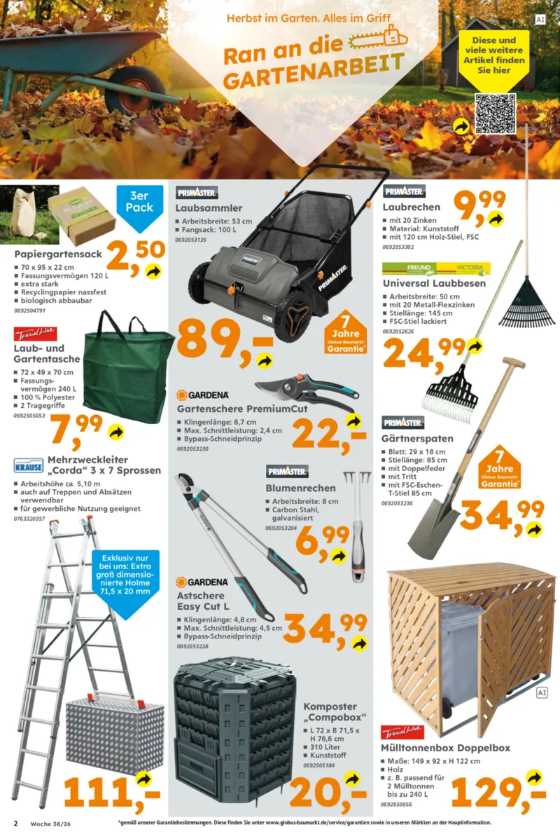 Globus Baumarkt Prospekt vom 14.09.2026, Seite 2
