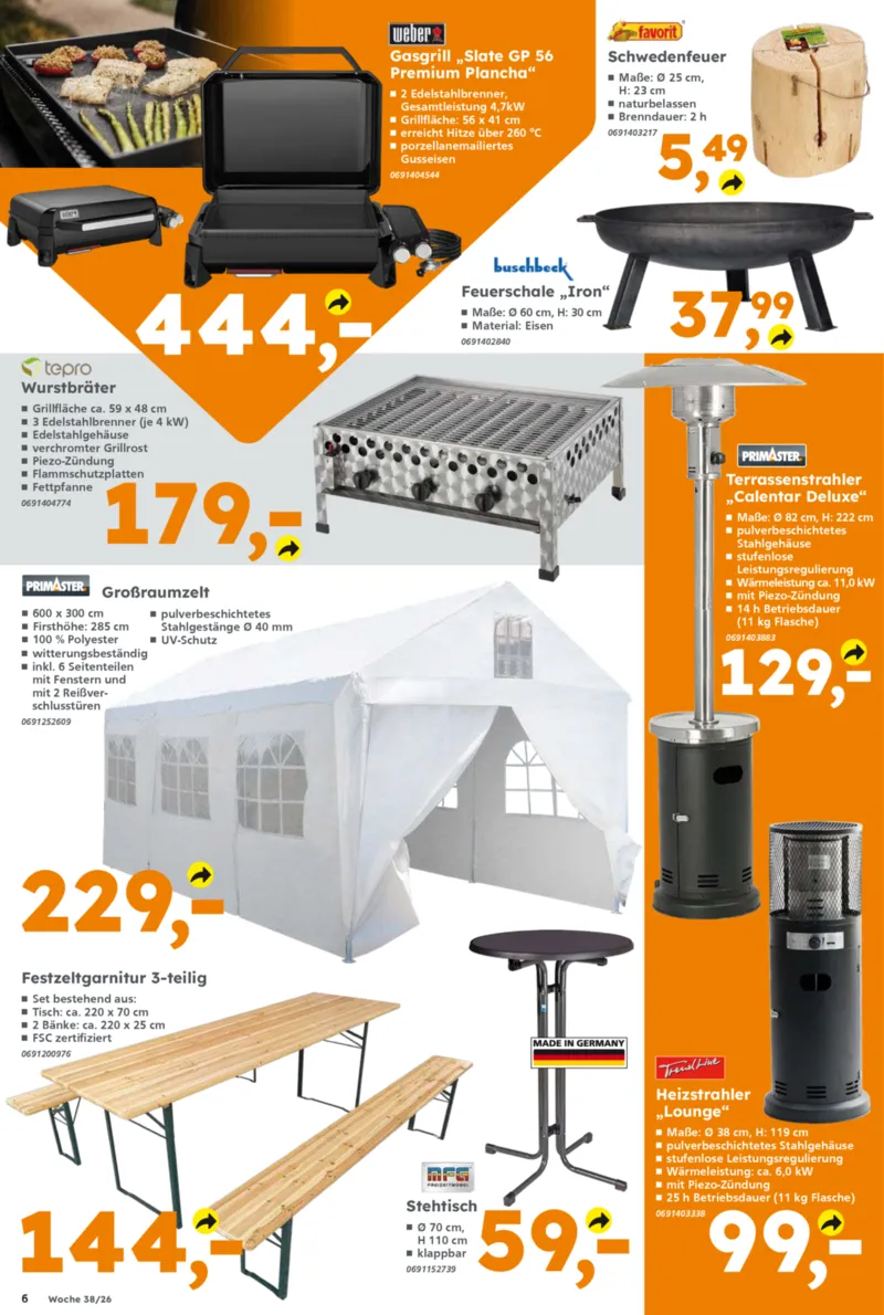Globus Baumarkt Prospekt vom 14.09.2026, Seite 6