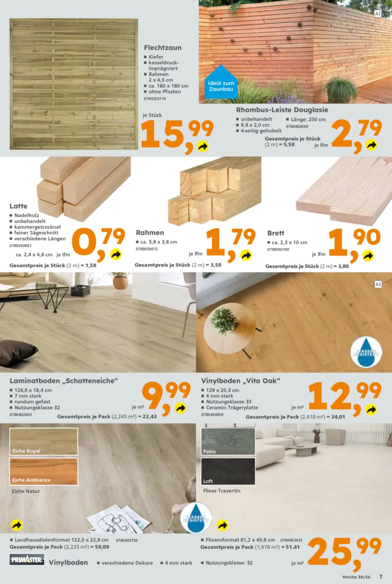 Globus Baumarkt Prospekt vom 14.09.2026, Seite 7