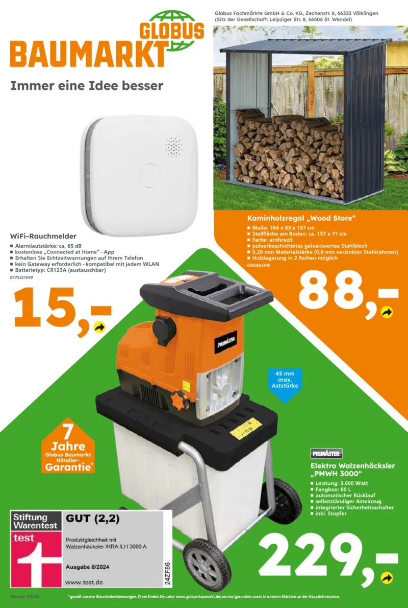 Globus Baumarkt Prospekt vom 21.09.2026, Seite 14