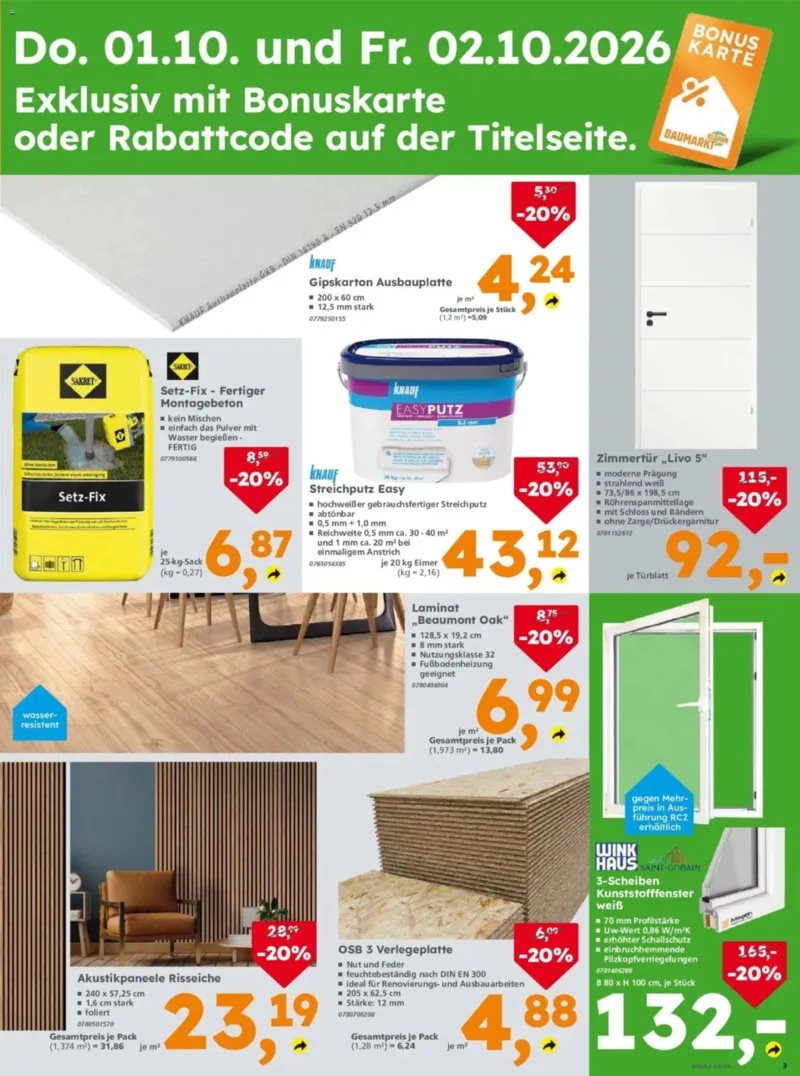 Globus Baumarkt Prospekt vom 01.10.2026, Seite 3