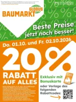 Globus Baumarkt Prospekt vom 01.10.2026