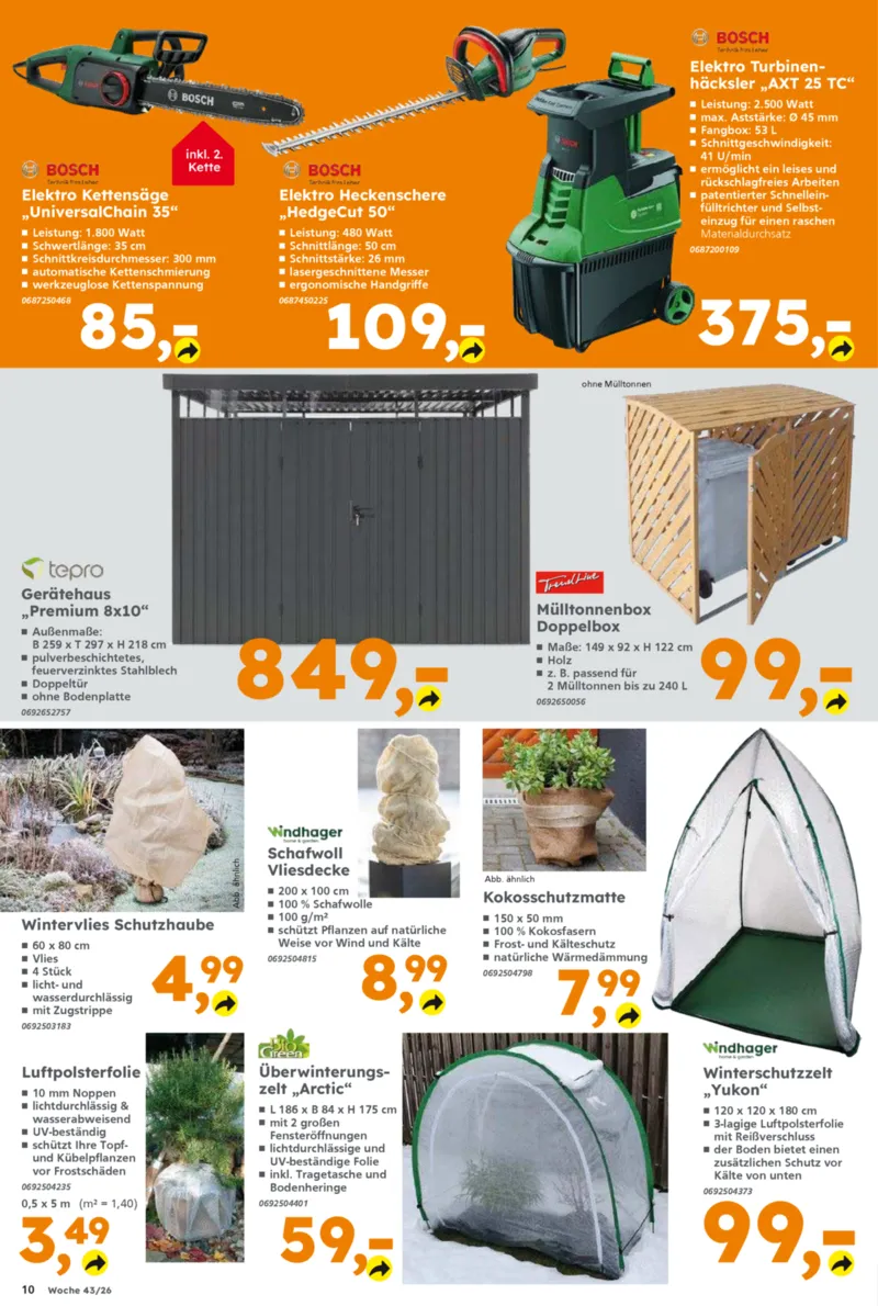 Globus Baumarkt Prospekt vom 19.10.2026, Seite 10