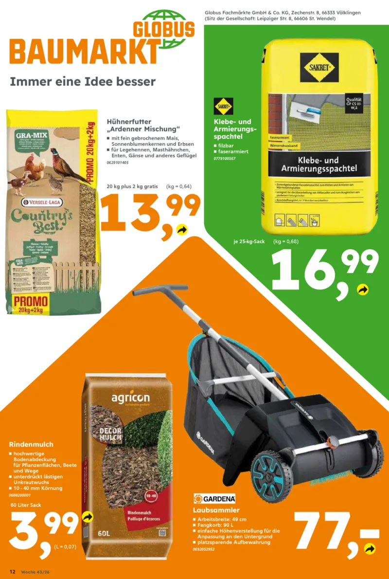Globus Baumarkt Prospekt vom 19.10.2026, Seite 13