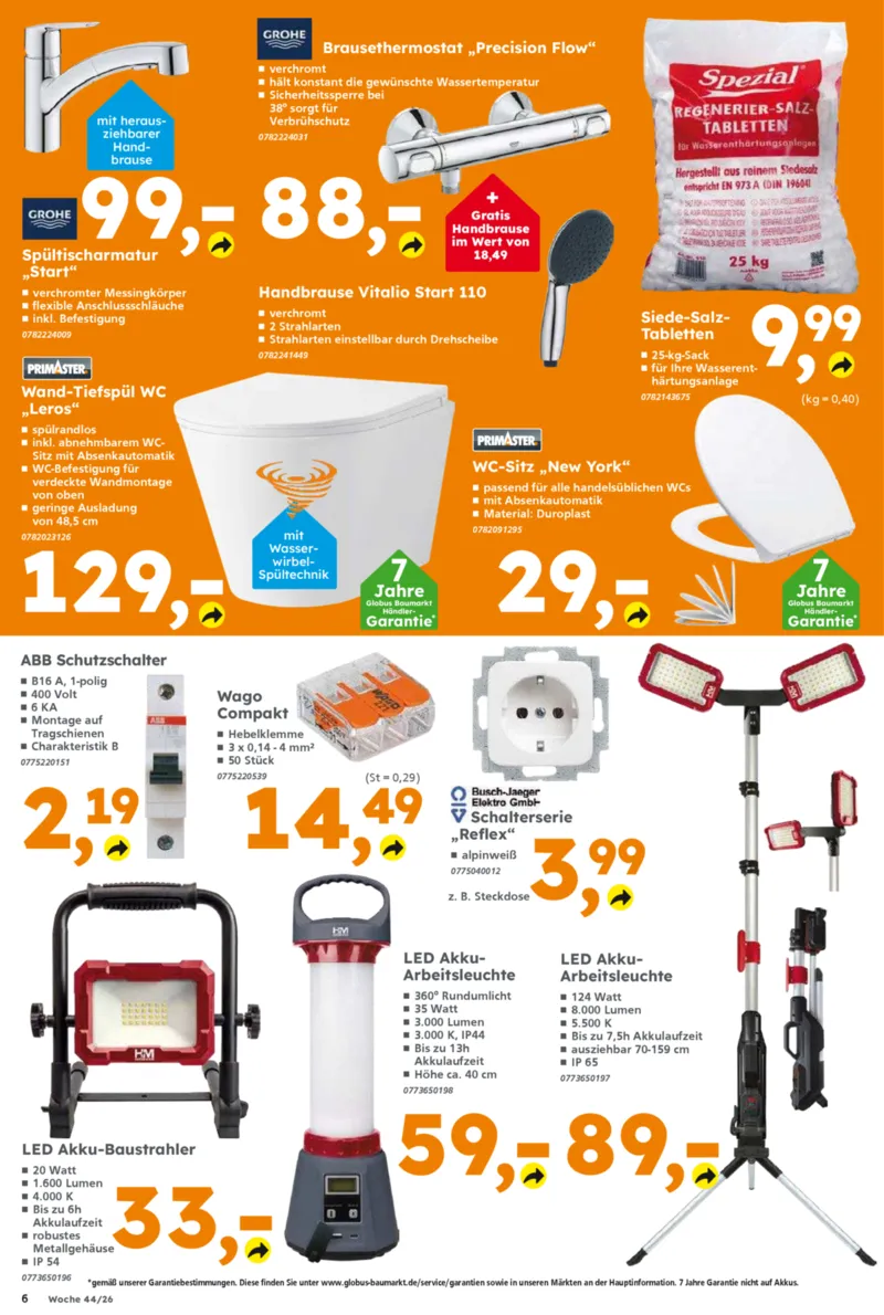 Globus Baumarkt Prospekt vom 26.10.2026, Seite 6