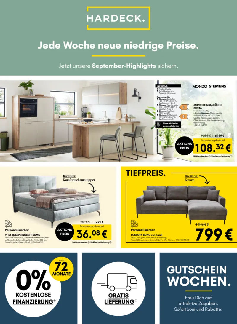 HARDECK Prospekt vom 21.09.2026, Seite 1