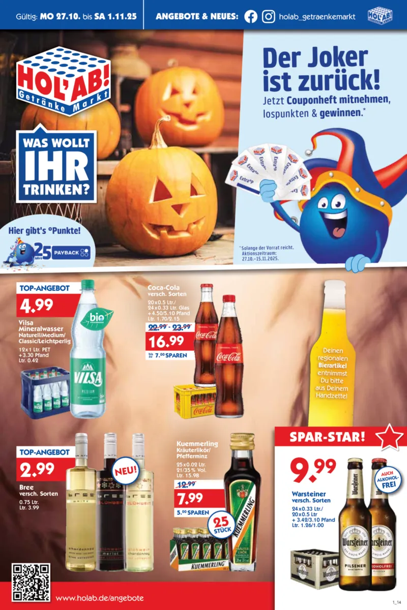 HOL'AB Prospekt vom 27.10.2025, Seite 1 HOL'AB Prospekt vom 27.10.2025, Seite 1