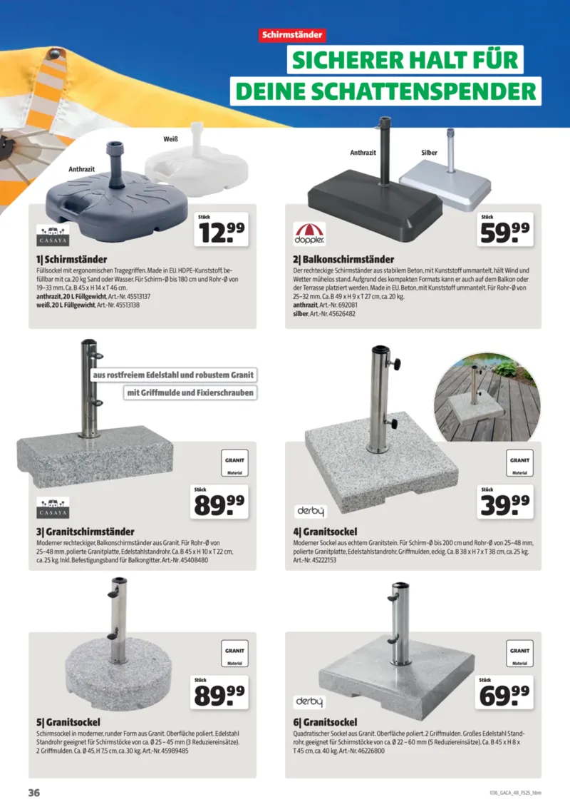Hagebau Prospekt vom 01.03.2025, Seite 36