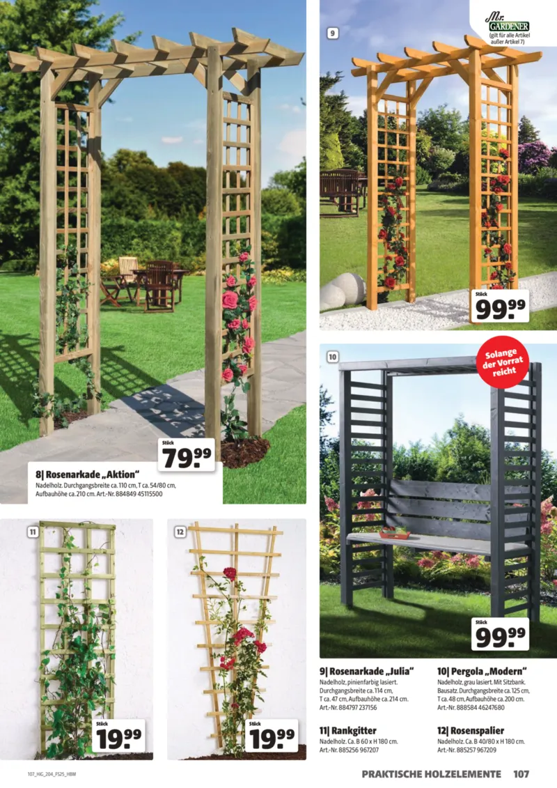 Hagebau Prospekt vom 01.03.2025, Seite 107