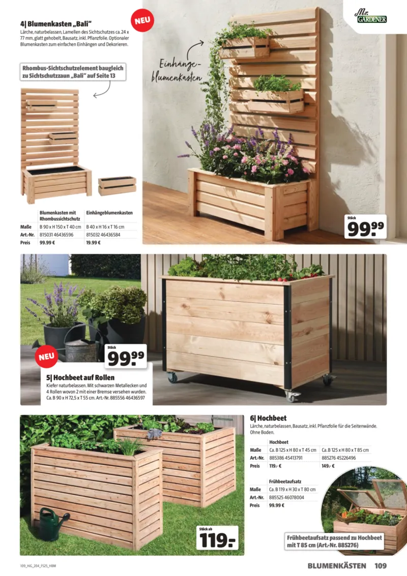 Hagebau Prospekt vom 01.03.2025, Seite 109