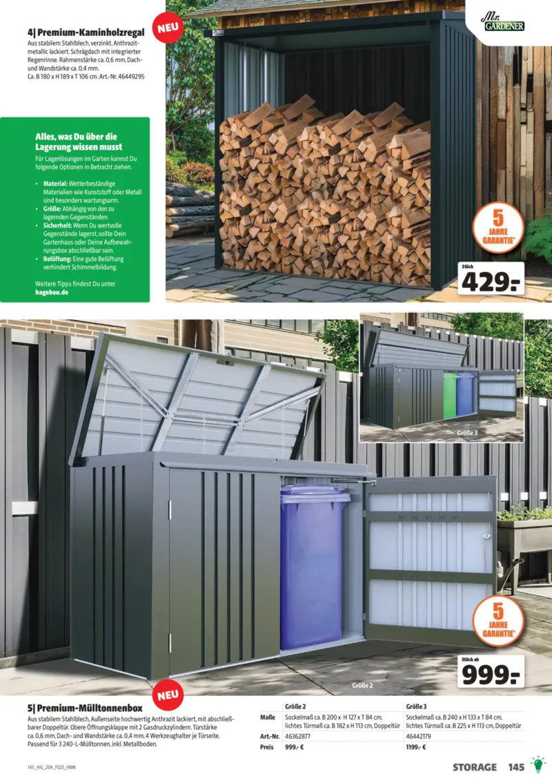 Hagebau Prospekt vom 01.03.2025, Seite 145