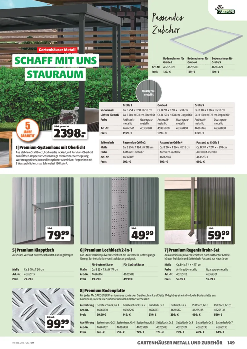 Hagebau Prospekt vom 01.03.2025, Seite 149