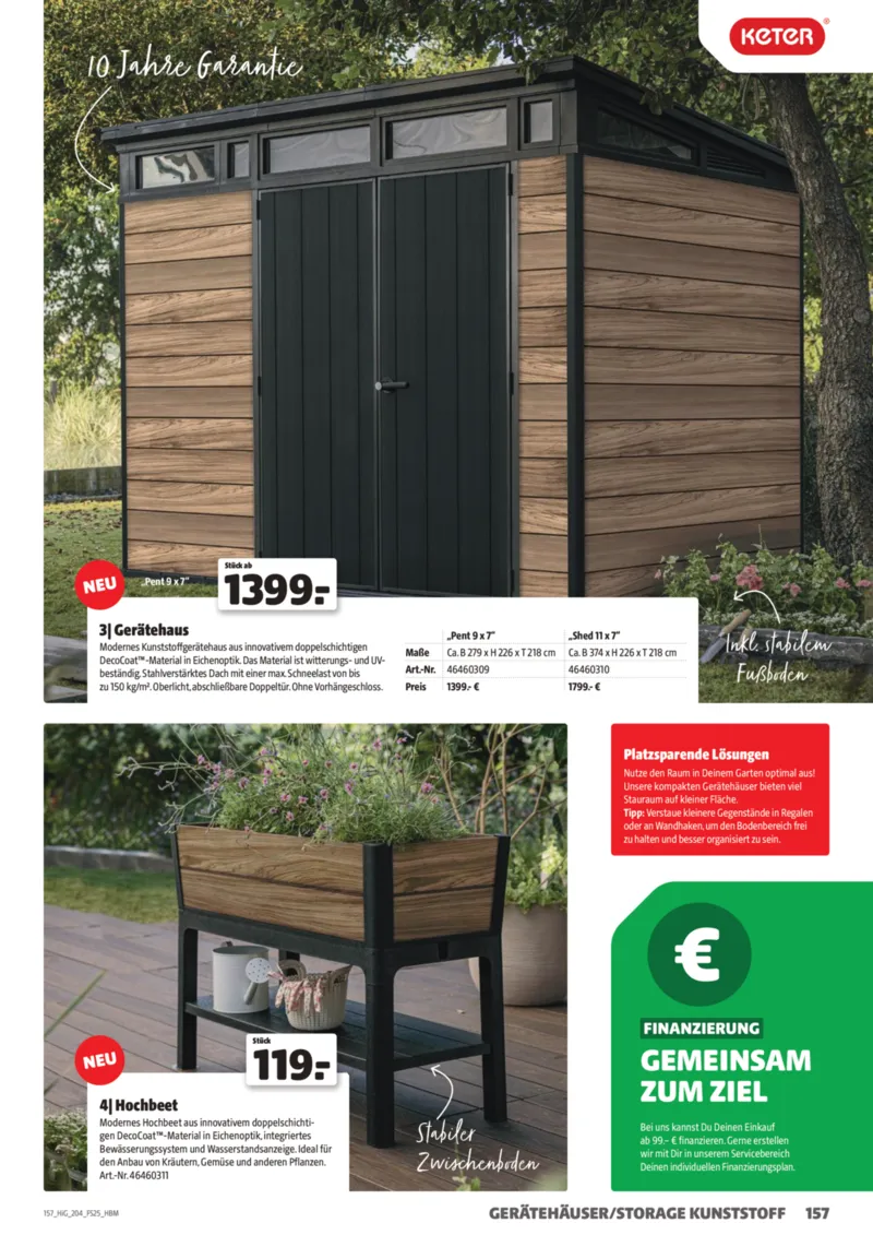 Hagebau Prospekt vom 01.03.2025, Seite 157