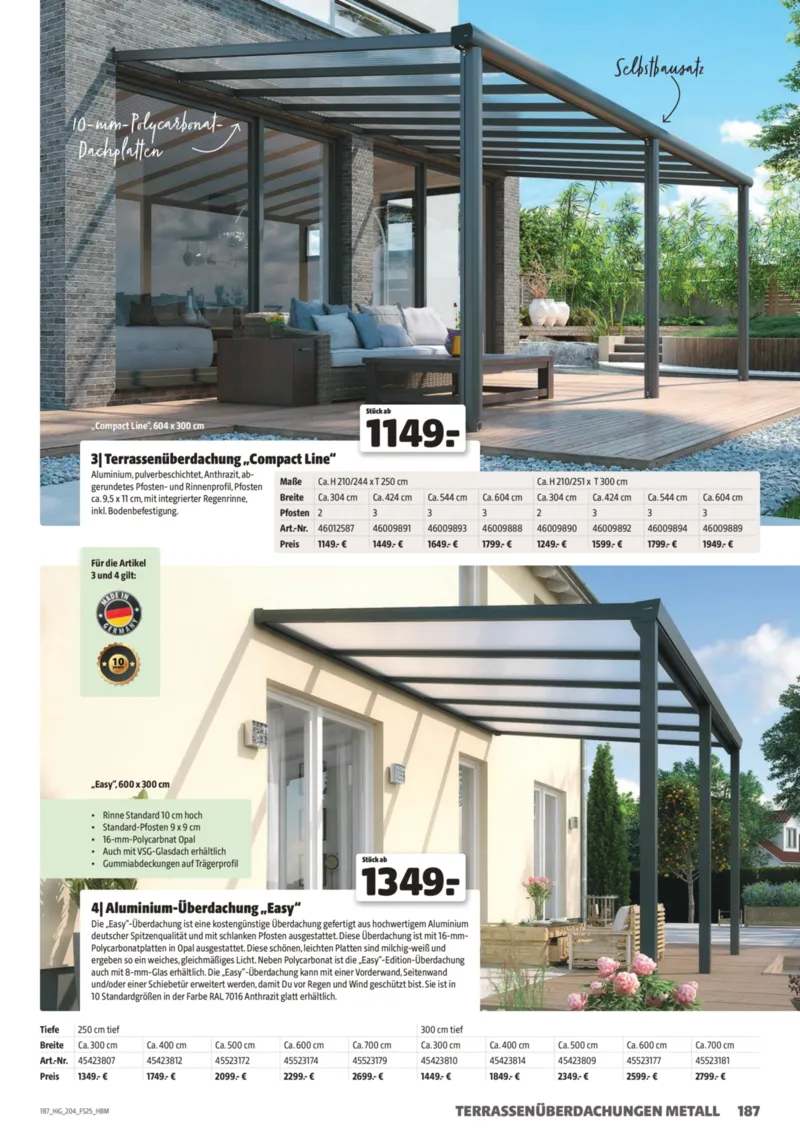 Hagebau Prospekt vom 01.03.2025, Seite 187