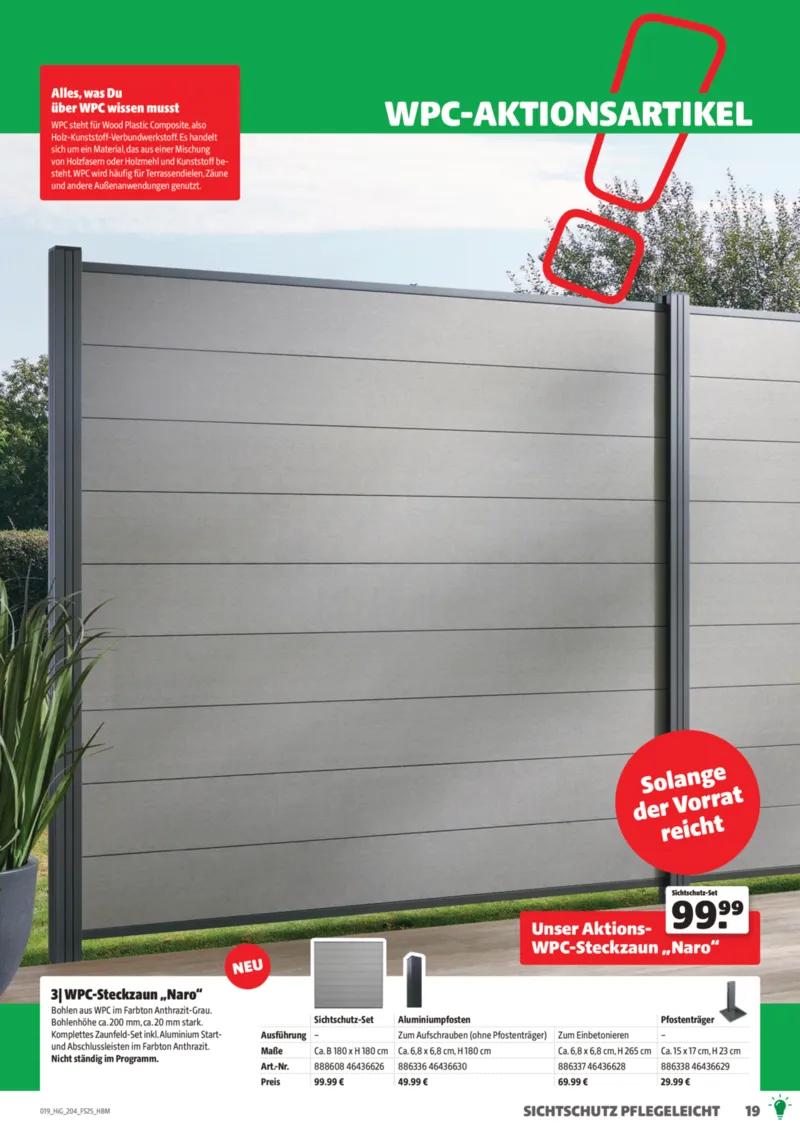 Hagebau Prospekt vom 01.03.2025, Seite 19