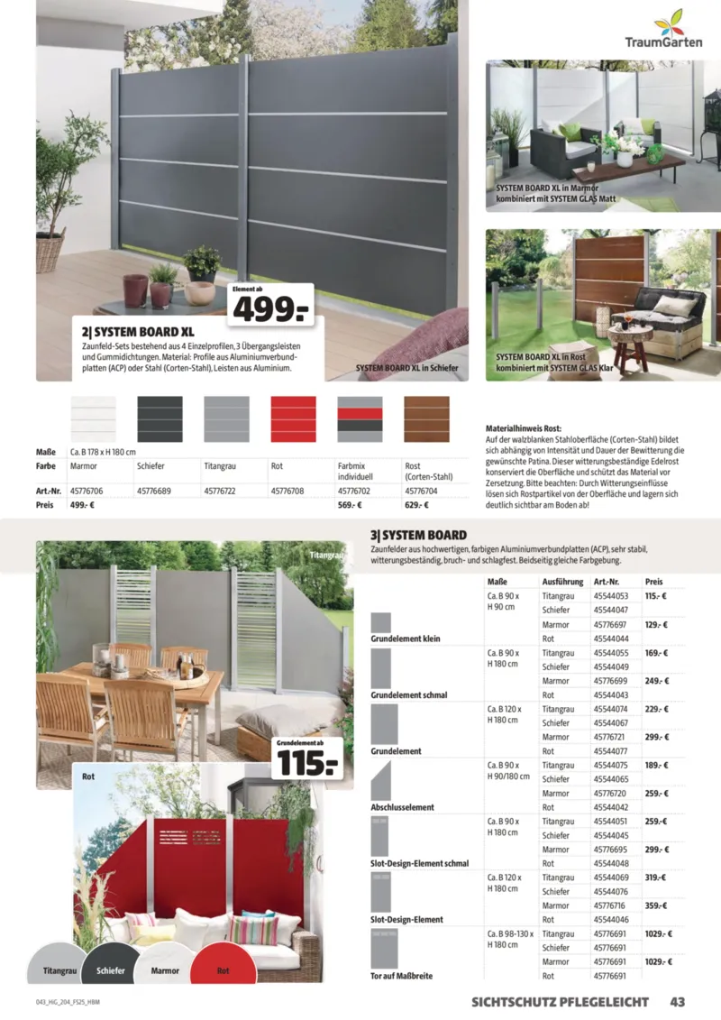 Hagebau Prospekt vom 01.03.2025, Seite 43