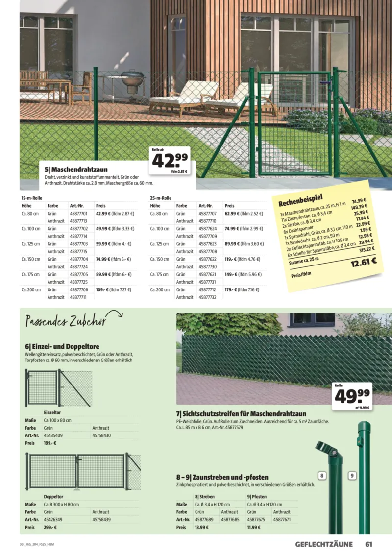 Hagebau Prospekt vom 01.03.2025, Seite 61