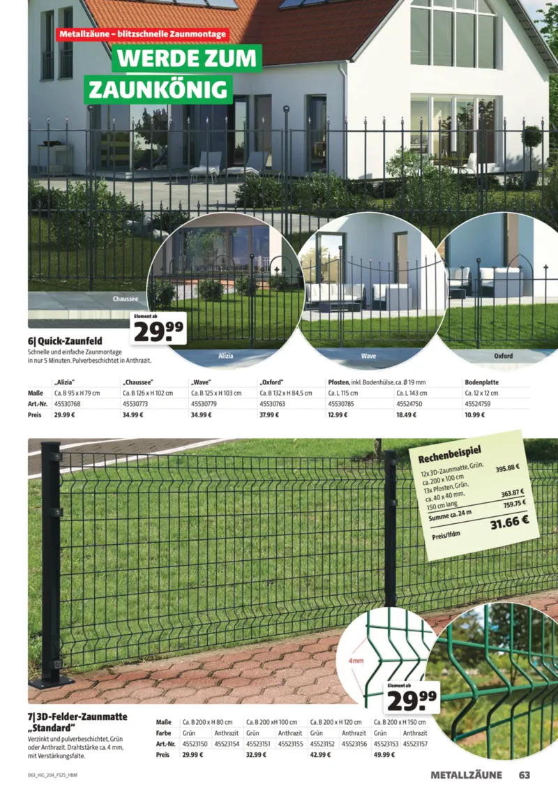 Hagebau Prospekt vom 01.03.2025, Seite 63