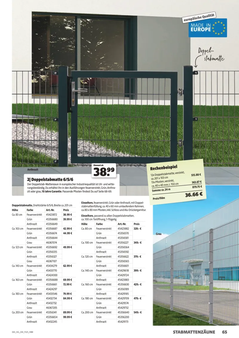 Hagebau Prospekt vom 01.03.2025, Seite 65