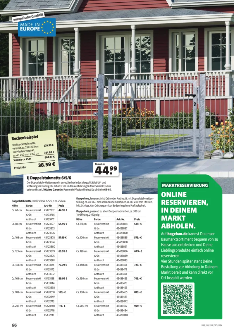 Hagebau Prospekt vom 01.03.2025, Seite 66