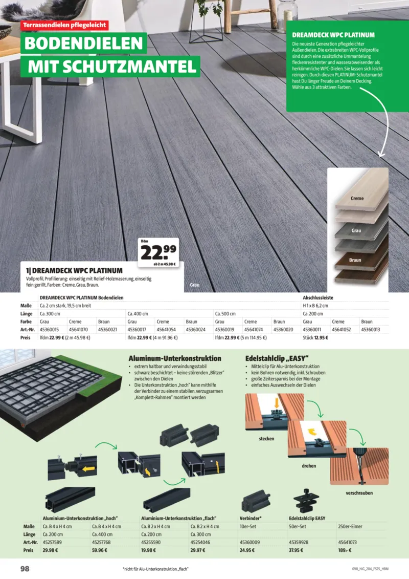 Hagebau Prospekt vom 01.03.2025, Seite 98