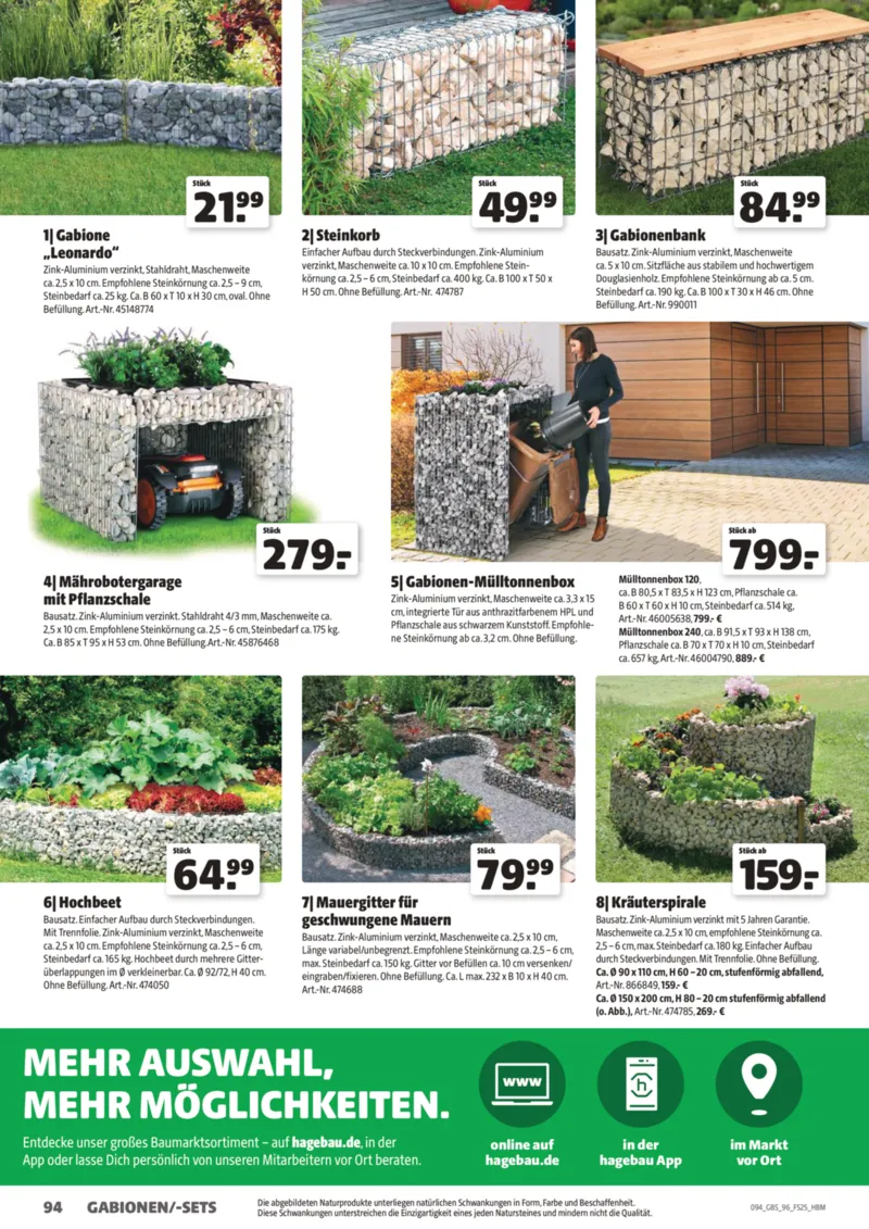 Hagebau Prospekt vom 02.03.2025, Seite 94