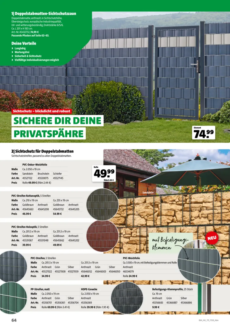 Hagebau Prospekt vom 02.03.2026, Seite 64