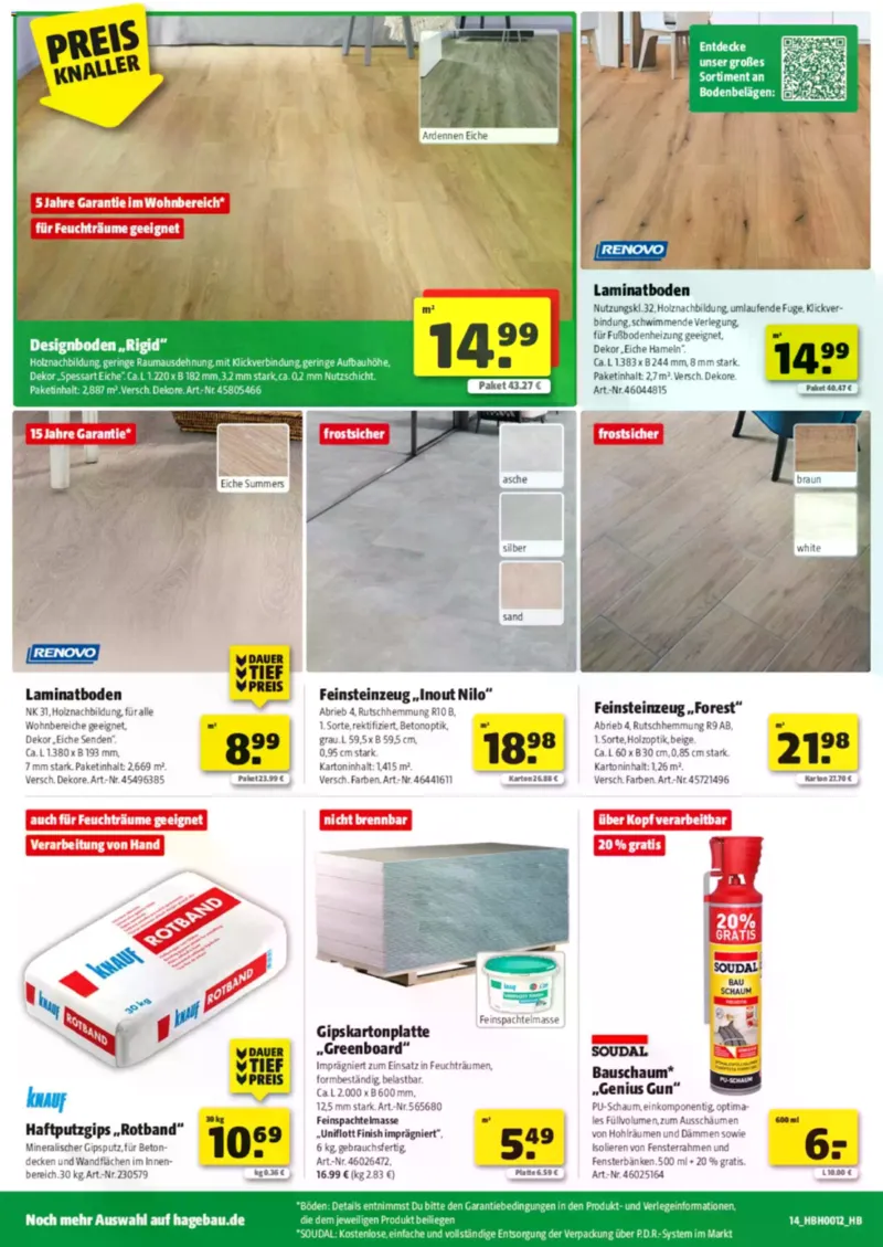 Hagebau Prospekt vom 14.03.2026, Seite 18