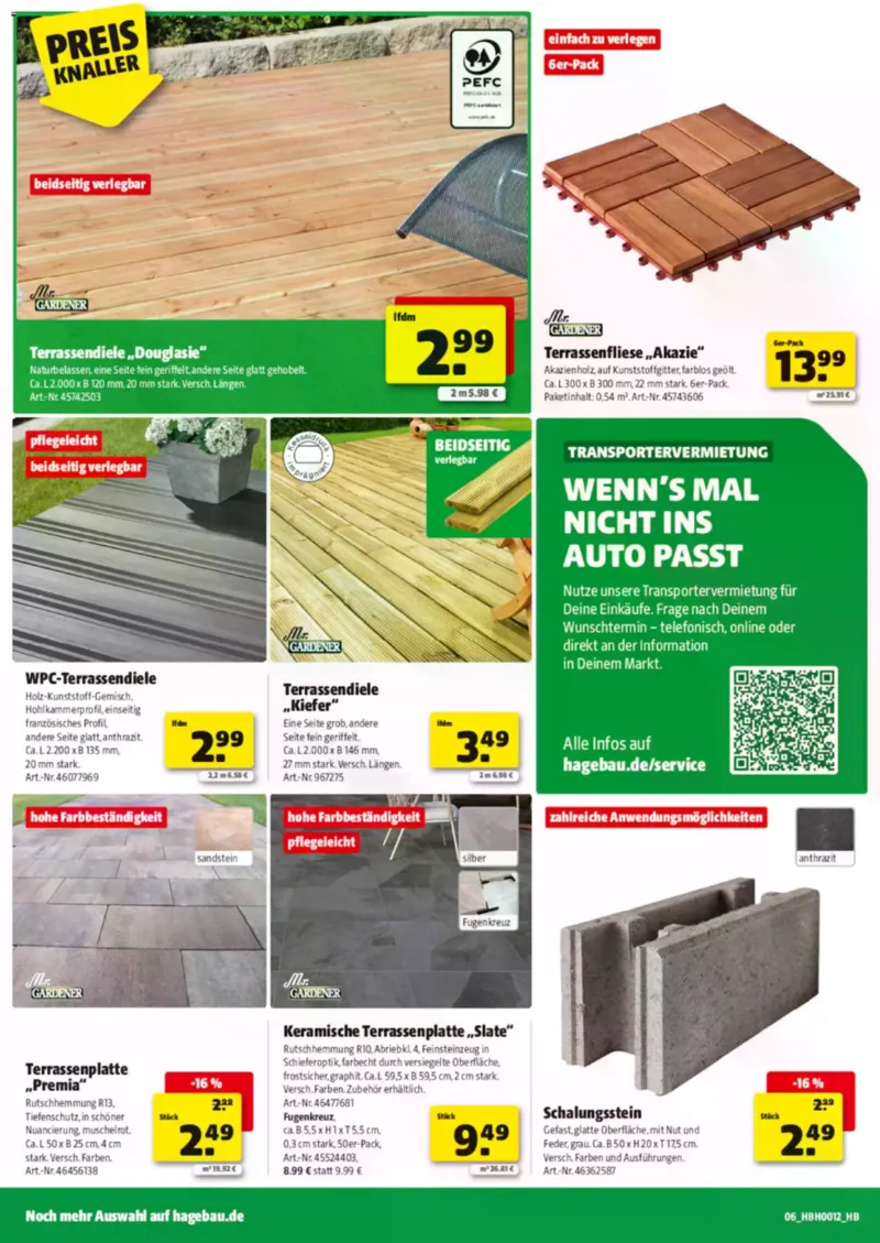 Hagebau Prospekt vom 14.03.2026, Seite 6