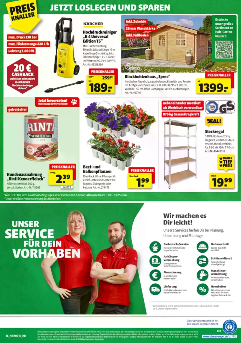 Hagebau Prospekt vom 11.04.2026, Seite 16