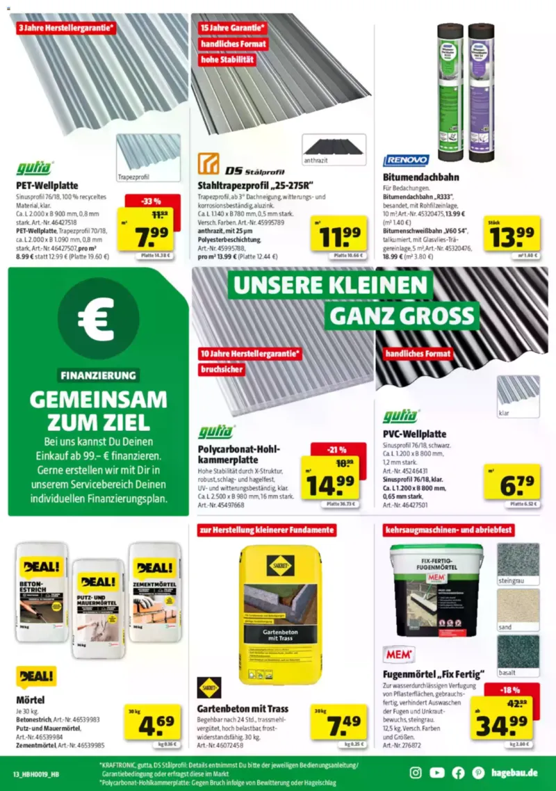 Hagebau Prospekt vom 02.05.2026, Seite 13