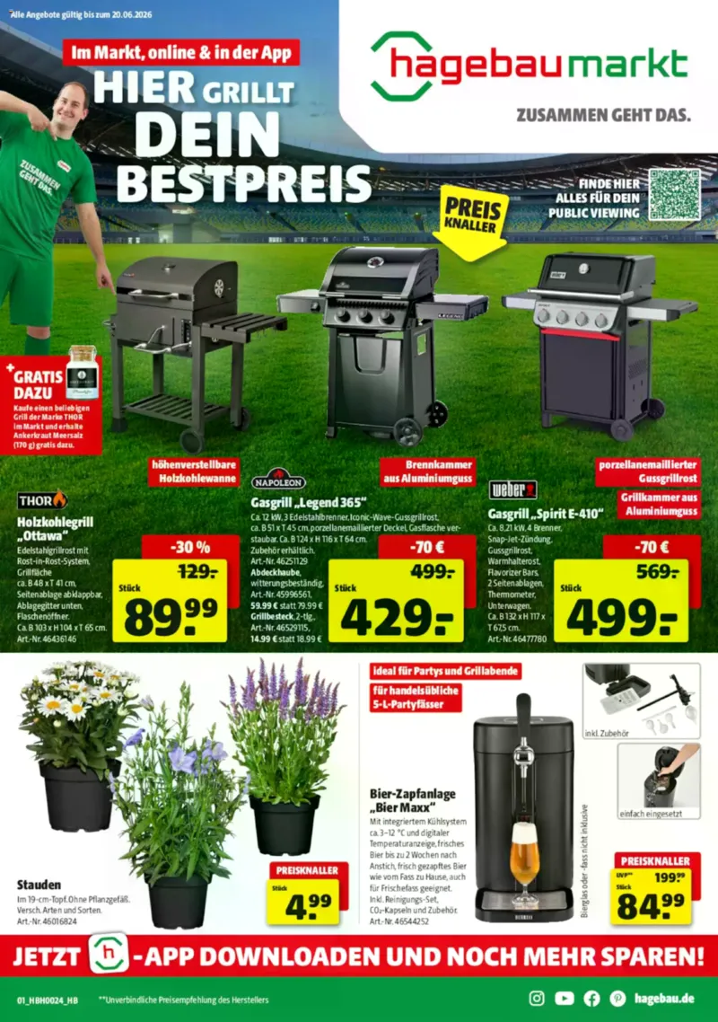 Hagebau Prospekt vom 06.06.2026, Seite 1