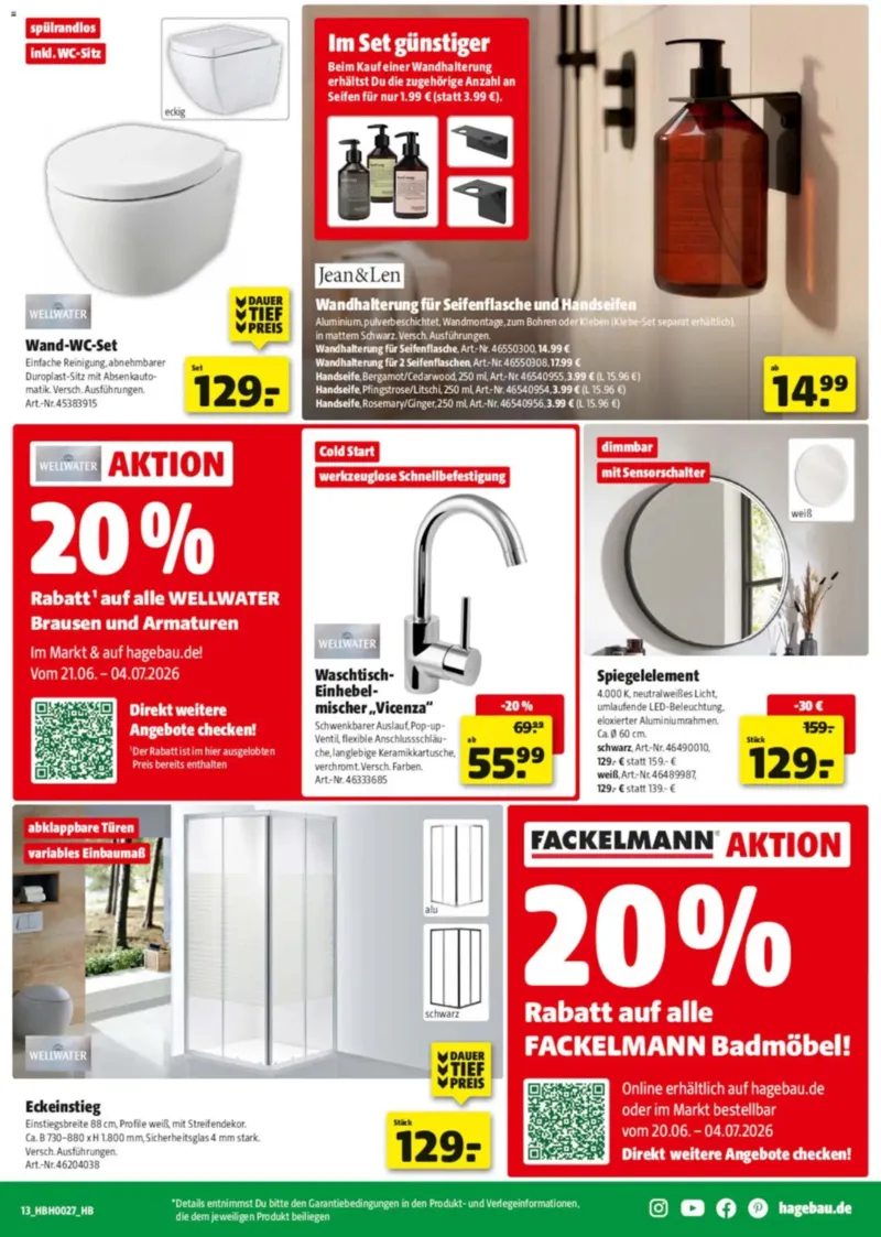 Hagebau Prospekt vom 27.06.2026, Seite 13