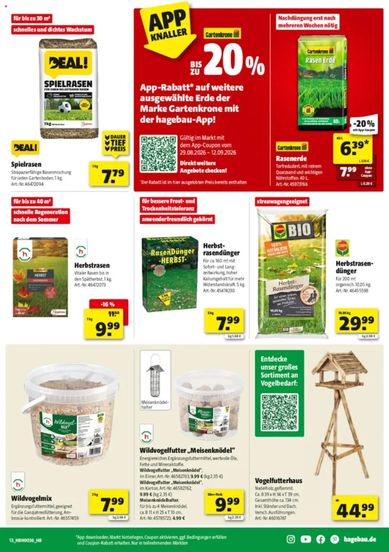 Hagebau Prospekt vom 29.08.2026, Seite 21