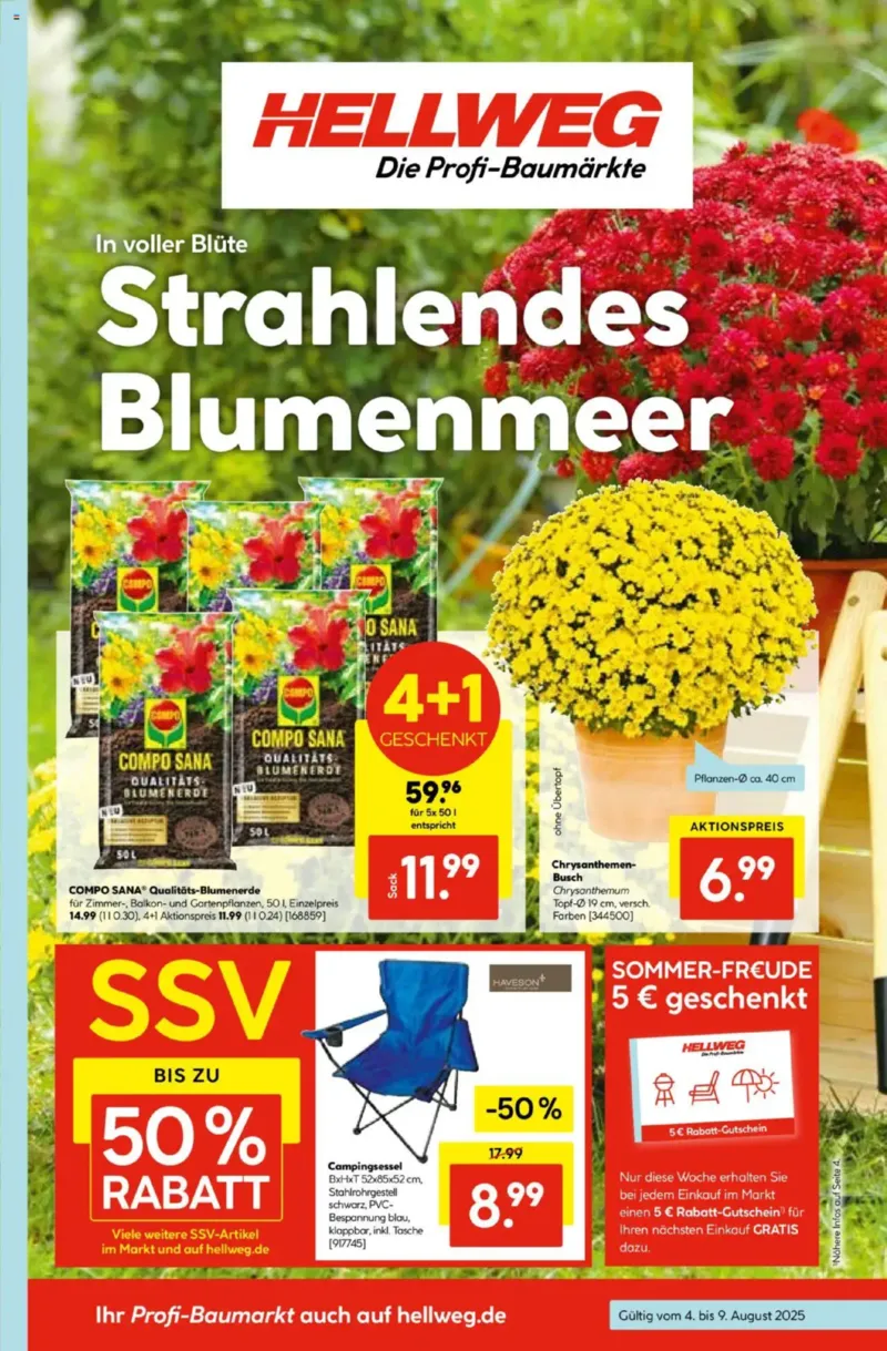 Hellweg Prospekt vom 04.08.2025, Seite 1
