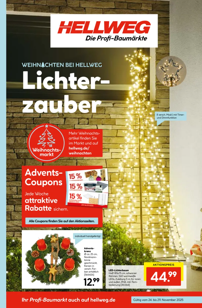 Hellweg Prospekt vom 24.11.2025, Seite 1