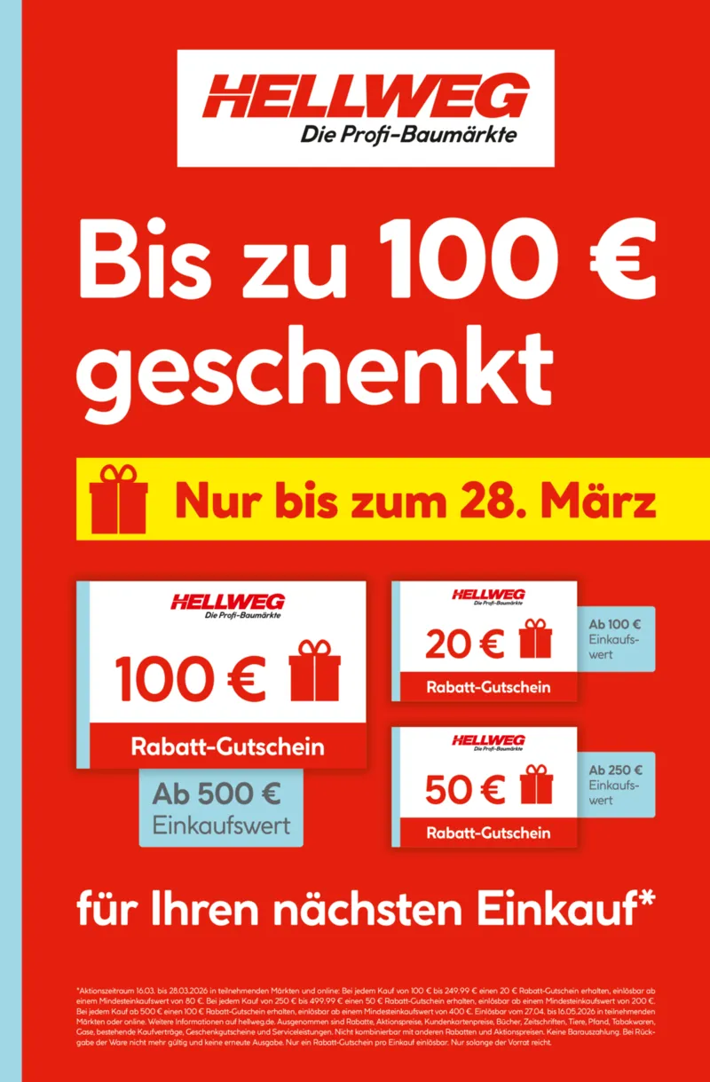 Hellweg Prospekt vom 16.03.2026, Seite 2