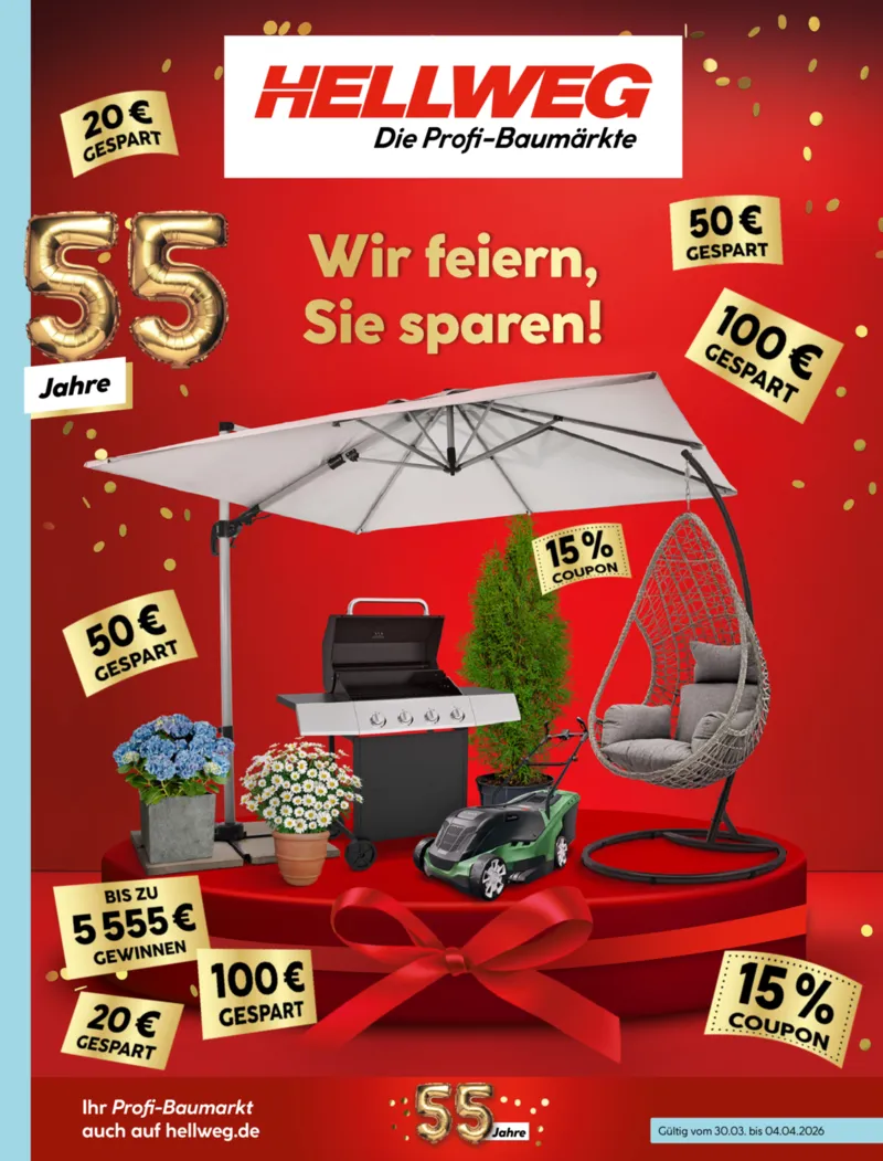 Hellweg Prospekt vom 30.03.2026, Seite 1