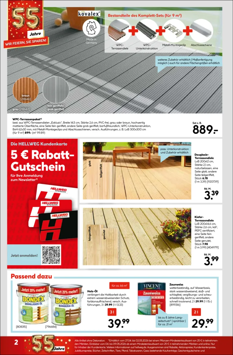Hellweg Prospekt vom 27.04.2026, Seite 2