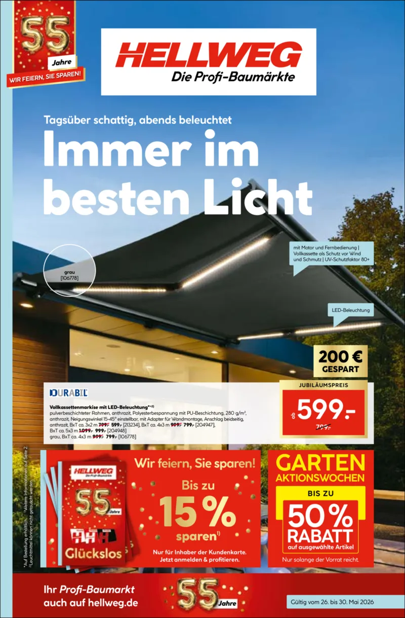 Hellweg Prospekt vom 26.05.2026, Seite 1
