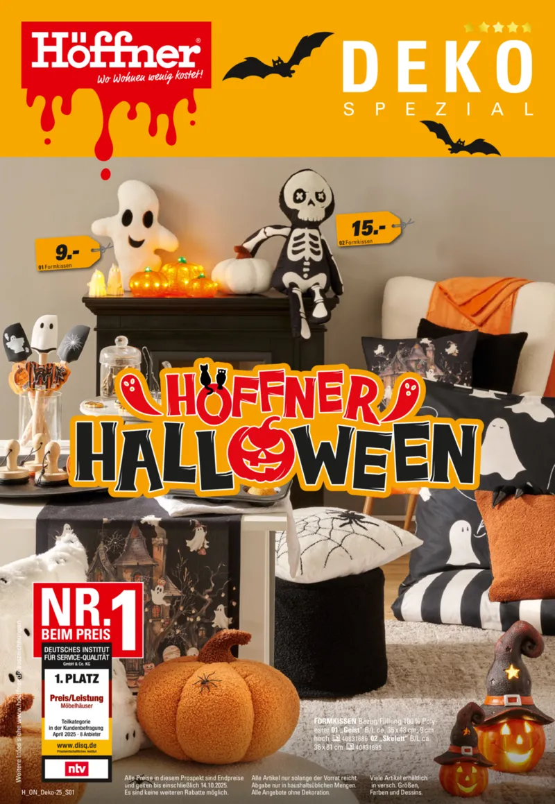 Höffner Prospekt vom 01.10.2025, Seite 1