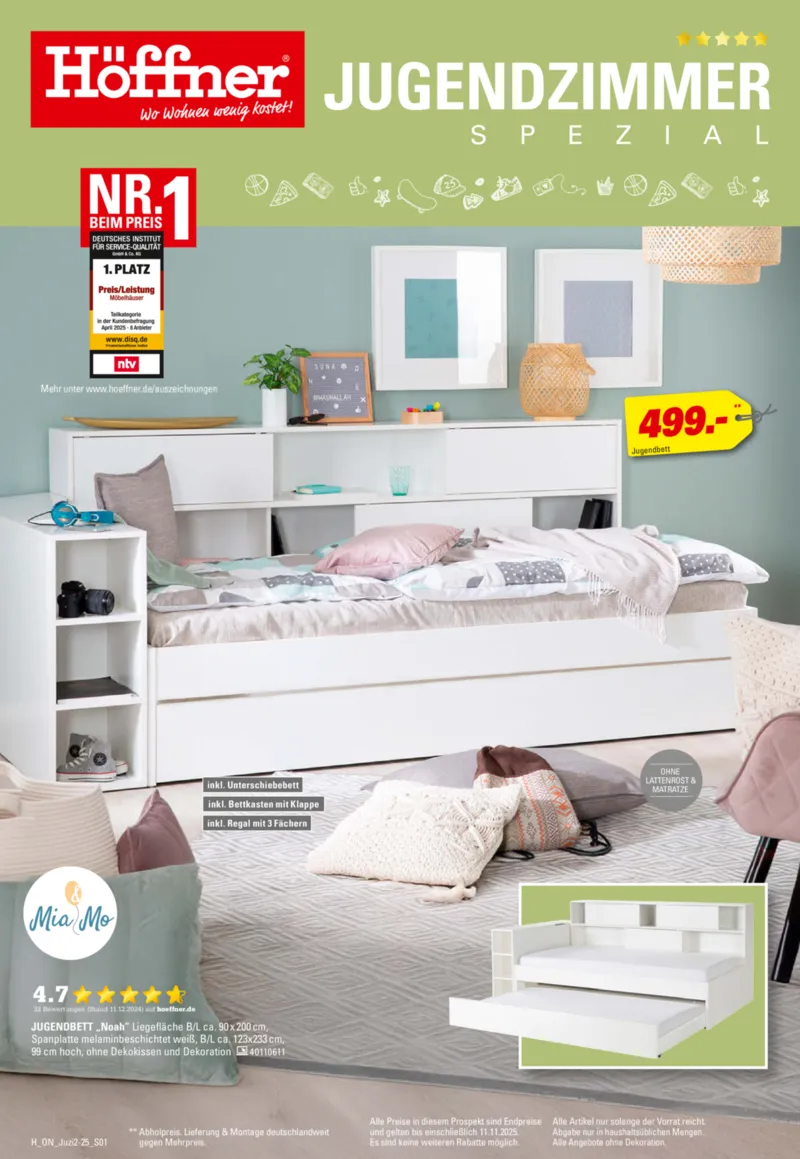 Höffner Prospekt vom 29.10.2025, Seite 1 Höffner Prospekt vom 29.10.2025, Seite 1