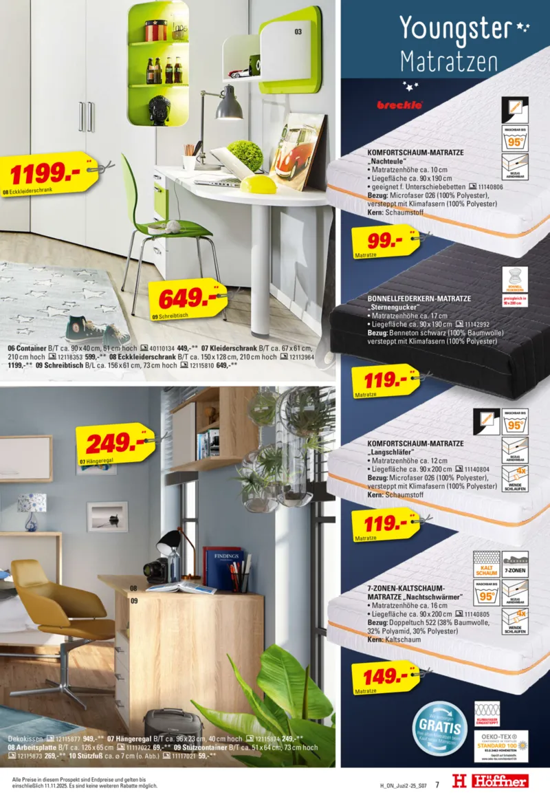 Höffner Prospekt vom 29.10.2025, Seite 7 Höffner Prospekt vom 29.10.2025, Seite 7