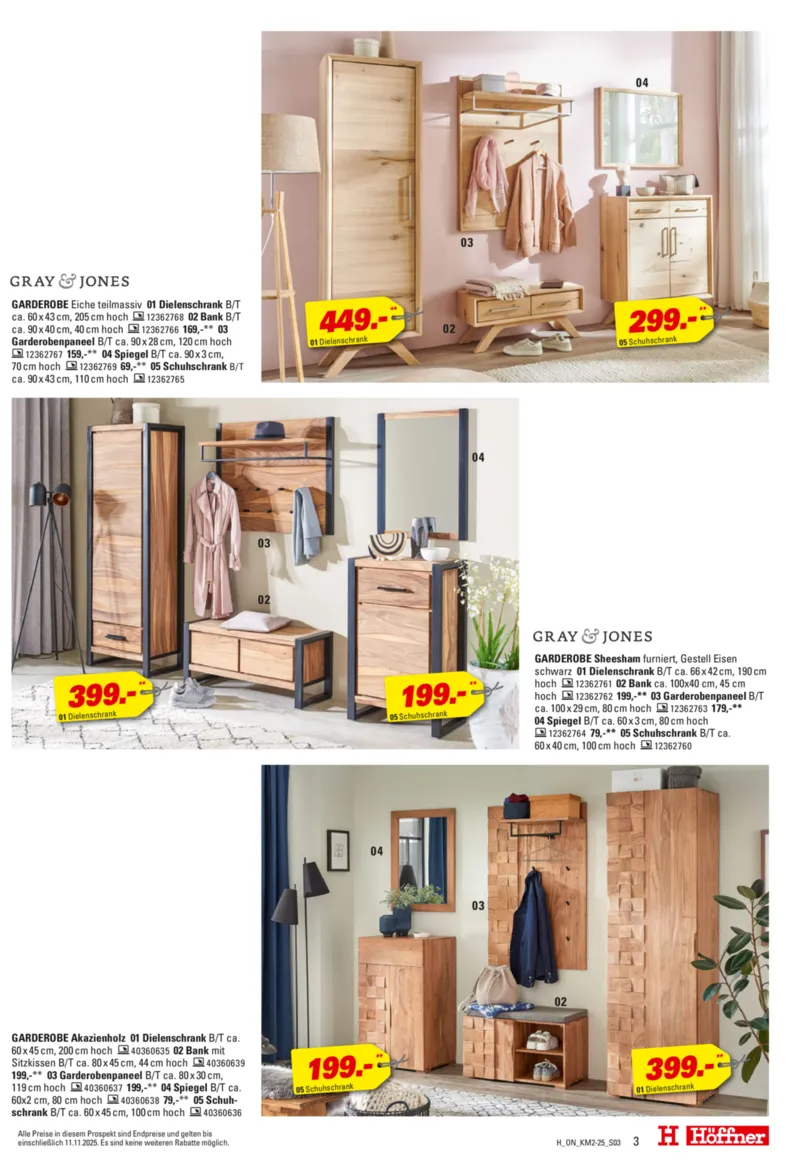 Höffner Prospekt vom 29.10.2025, Seite 3 Höffner Prospekt vom 29.10.2025, Seite 3