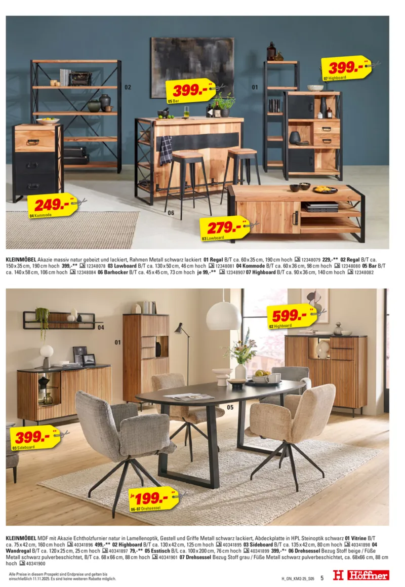 Höffner Prospekt vom 29.10.2025, Seite 5 Höffner Prospekt vom 29.10.2025, Seite 5